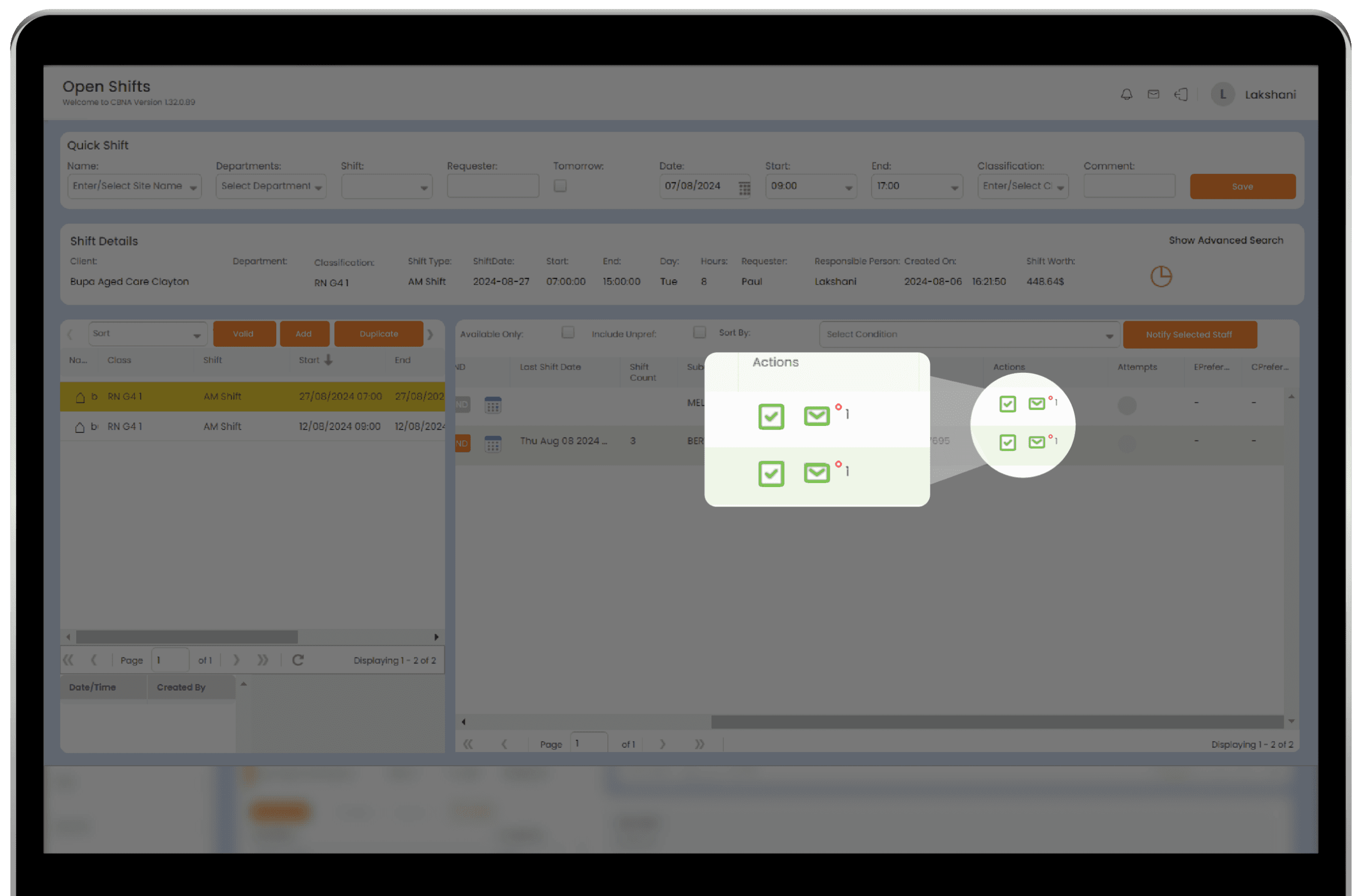 binkunda user interface