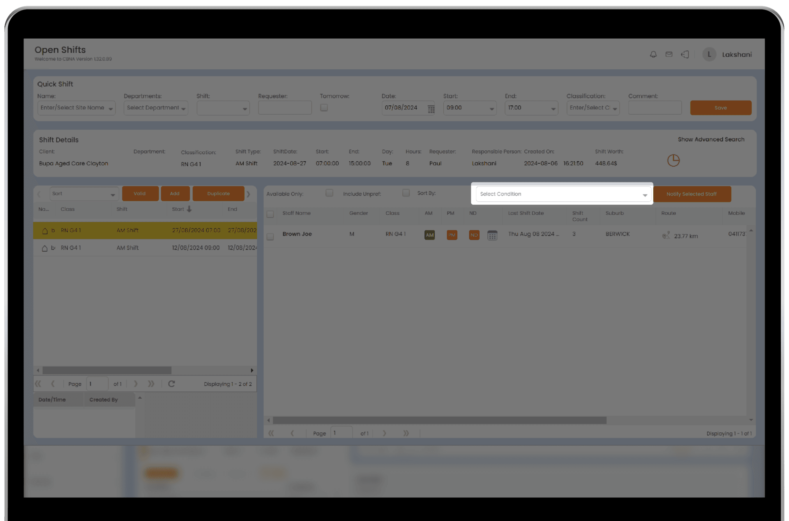 binkunda user interface